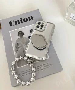 Matte Silver Ball Bracelet Air Cushion Case for iPhone