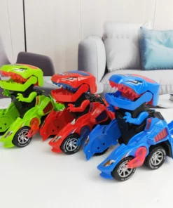 Transforming Dinosaur LED Car