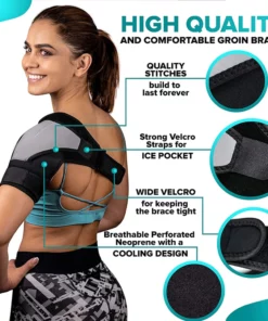 Breathable & Ice Pack Sports Shoulder Pads
