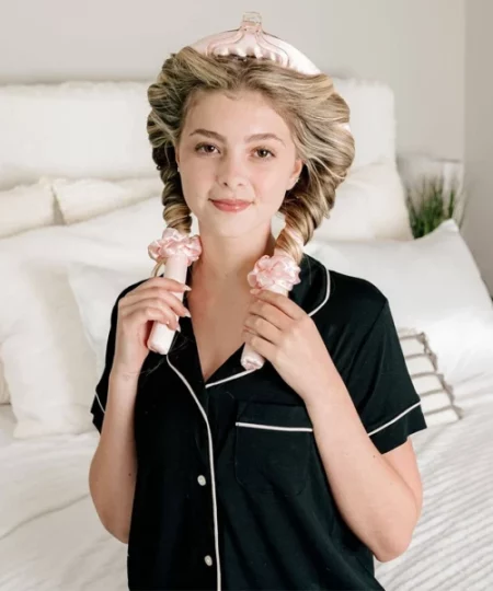 Silk Heatless Hair Curling Ribbon Kit