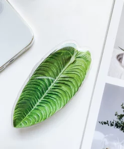 Cute Green Leaves Smartphone Holder