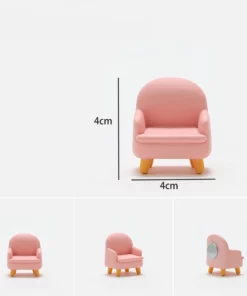 Simulation Sofa Resin Refrigerator Sticker