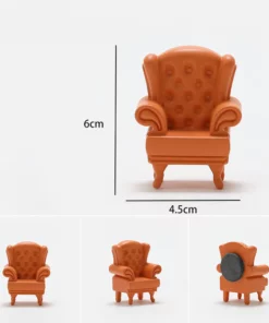 Simulation Sofa Resin Refrigerator Sticker