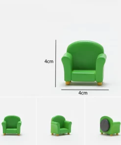 Simulation Sofa Resin Refrigerator Sticker