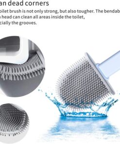 Silicone Toilet Brush and Holder Set