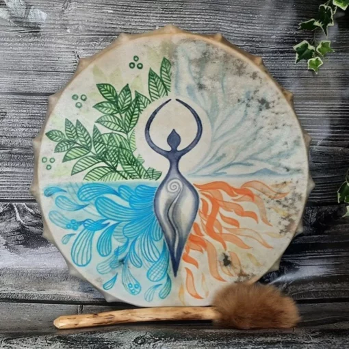 Tree Of Life Mużika Spiritwali Shaman Drum