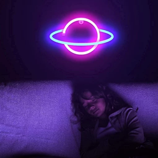Μοναδικό φωτιστικό τοίχου Neon Planet