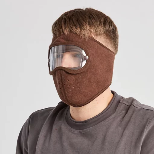 Protección facial completa a proba de po antivaho