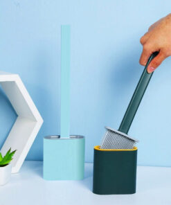Silicone Toilet Brush and Holder Set