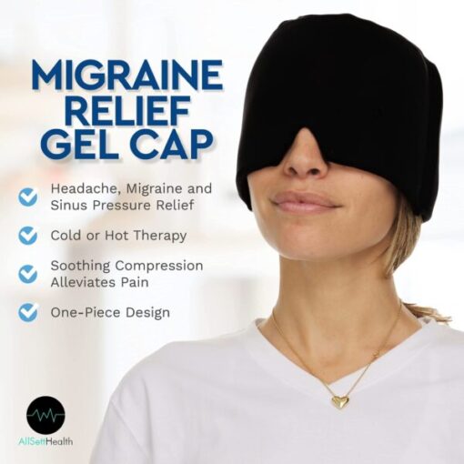 Компресионна шапка за облекчаване на мигрена