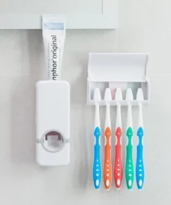 Anti-Hassle Toothbrush Toothpaste Holder