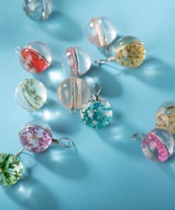 Hand-made Glass Flower Beads