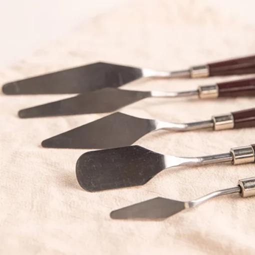 5 件不锈钢抹刀烘焙糕点工具