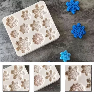 Snowflake Silicone Mold for Baking & Cake Decorating