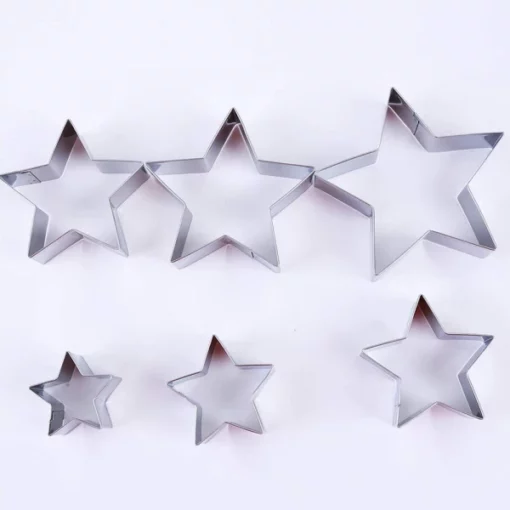 Թխվածքաբլիթների 5 կետանոց աստղերի հավաքածու