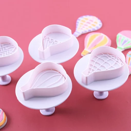 Hot Air Balloon Cookies Cutter Molds With Plunger