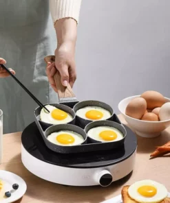 Non-stick 4 Egg Frying Pan