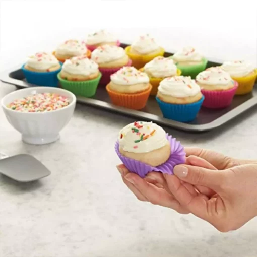 Vasos para muffins de silicona seguros