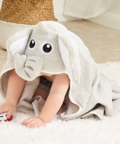 Elephant Hooded Bath Towel For Babies