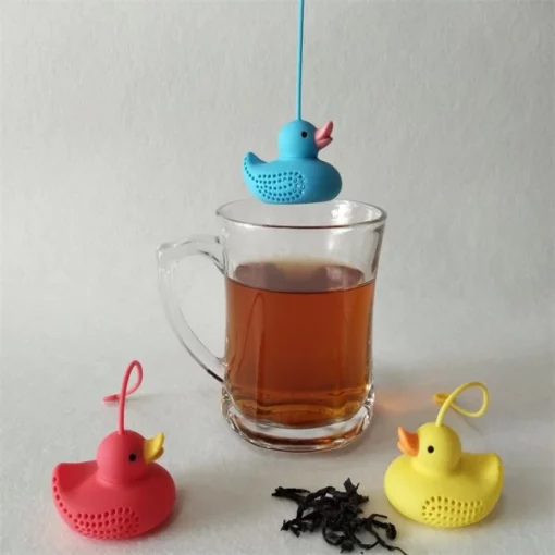 Food Grade Silicone Duck Tea Infuser