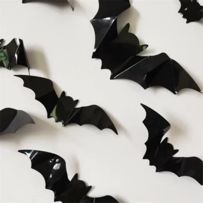 DIY Haunted House Halloween Bat Wall Stickers