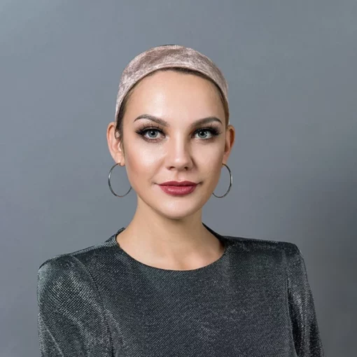 Aġġustabbli Soft Velvet Wig Grip Headband