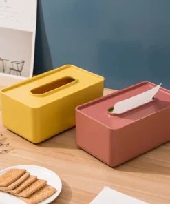 Facial Tissue Dispenser Box With Lid