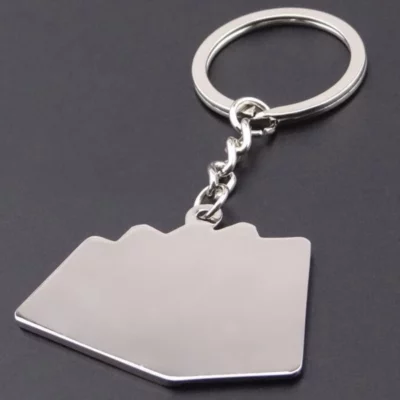 5 Playing Card Keychain For Car Guys