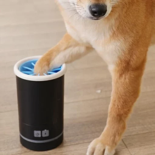 Lavador automático de patas de can con carga USB