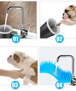 Automatic Dog Paw Washer With USB Charging