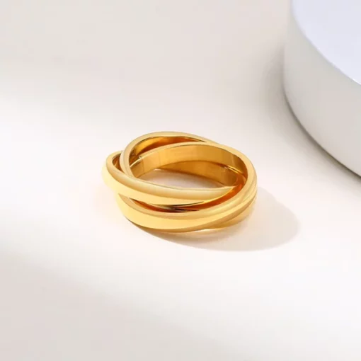Elegantné 3 prepojené prstene