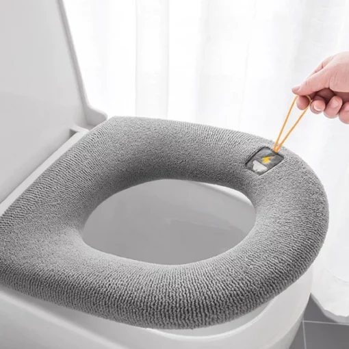 Almofada de tampa de assento de vaso sanitário em forma de O