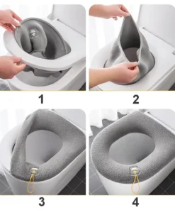 O-Shaped Toilet Seat Cover Cushion