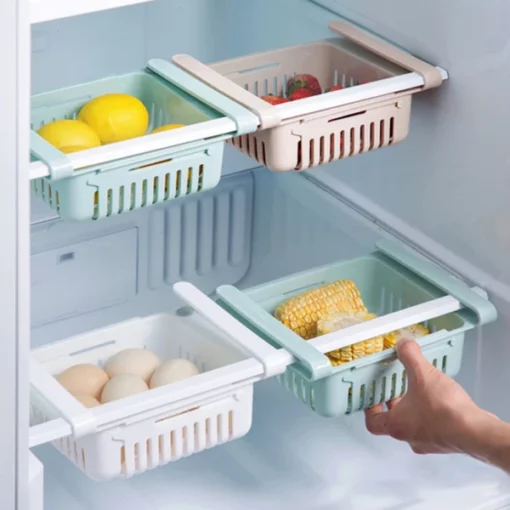 Hộp chứa tủ lạnh Clip-On có thể mở rộng