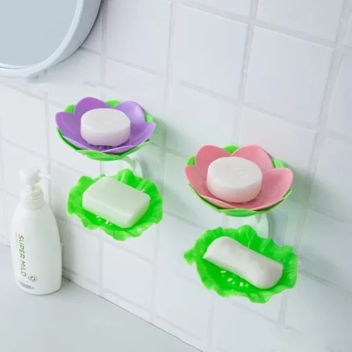 Lotus Shape Ob-Layer Soap Holder