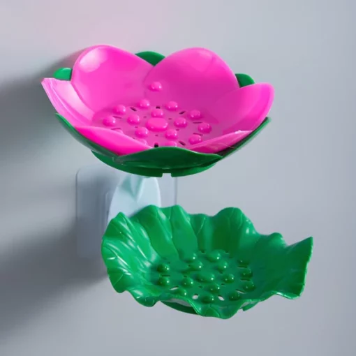 Lotus Shape Doble-Layer Soap Holder