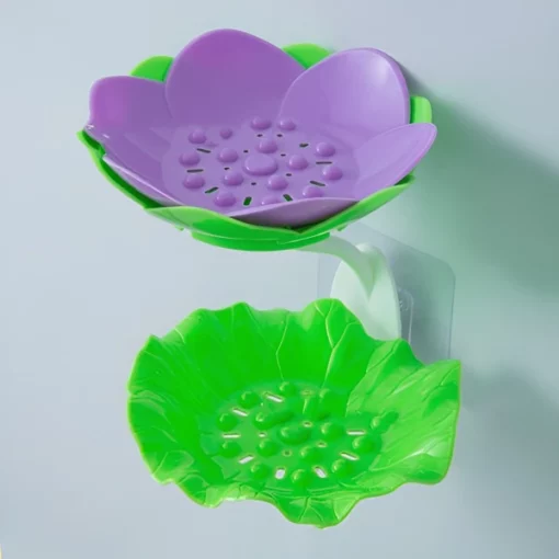 Lotus Shape Doble-Layer Soap Holder