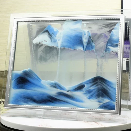 I-3D Sand Frame Hourglass Yokuhlobisa Kahle