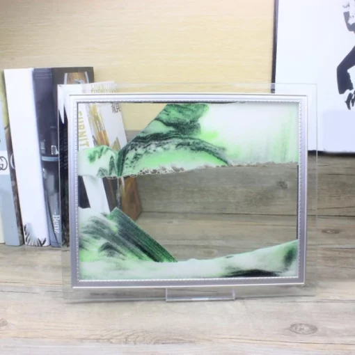 I-3D Sand Frame Hourglass Yokuhlobisa Kahle