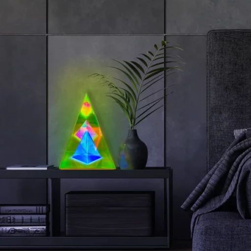 Pyramid Akryl LED Bordlampe