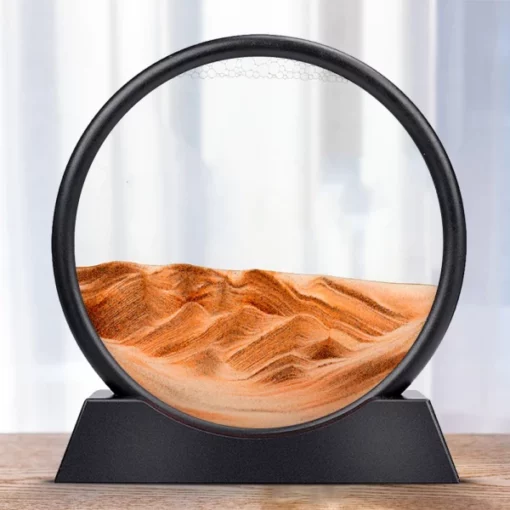 3D 움직이는 모래 모래 시계