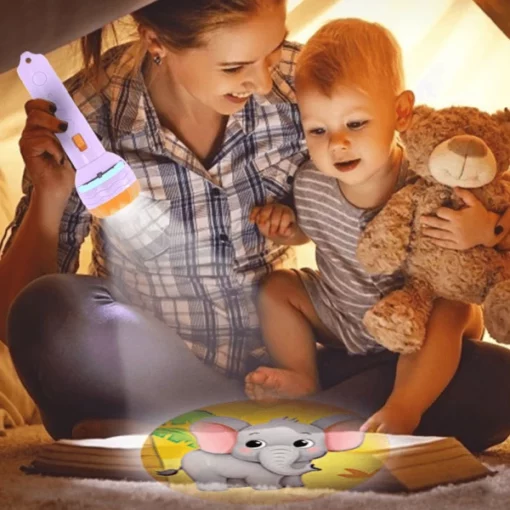 Adereço de história educacional Lanterna Projetor Brinquedo Infantil