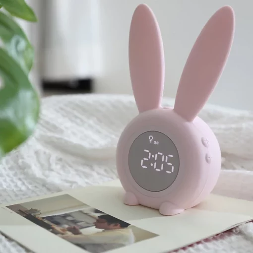 Creative Rabbit Ear Alarm Clock