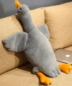 Giant Furry Duck Plush Toy