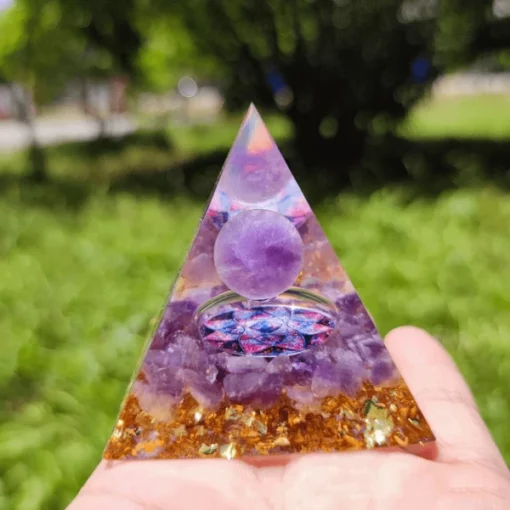 Peace-Of-Mind Guardian Orgone Pyramid