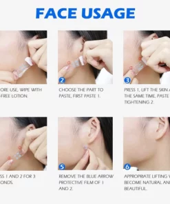 Face Lifting Tape Strips For A Beautifully Slim Face
