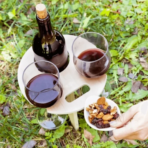 Сгъваема маса за вино на открито