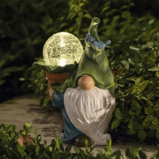 侏儒太陽能花園燈