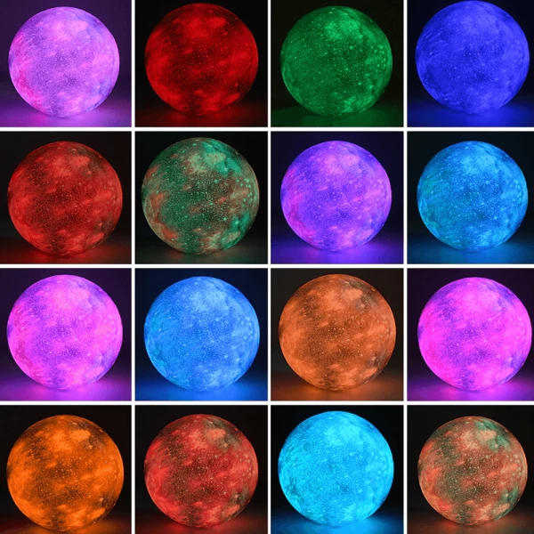 Galaxy Moon Lamp - Image 6
