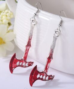 Bloodstained Horror Halloween Earrings